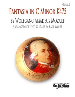 Mozart, Fantasia in C Minor for 2 guitars