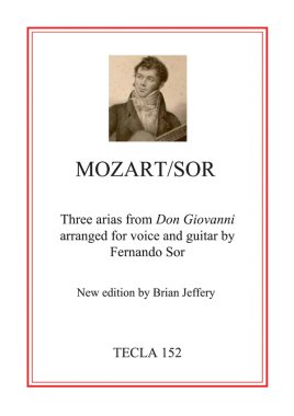 Mozart/Sor | Three arias from Don Giovanni for guitar and voice | PDF Download