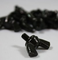 Murata Guitar Support replacement wing-nut, one black