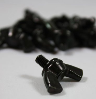 Murata Guitar Support replacement wing-nut, one black