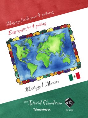 Musique Facile Pour 4 Guitares - Mexique (Tehuantepec)