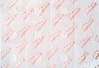 Nail Dots individual sheet of 12 dots, 1/2 inch dots