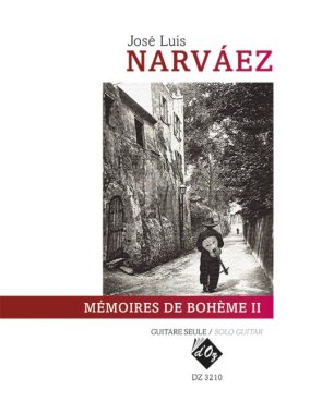 Narvaez | Memoires de Boheme II for solo guitar