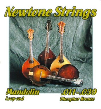 Newtone Mandolin Strings Heavy .011-.039 Loop End Phosphor Bronze