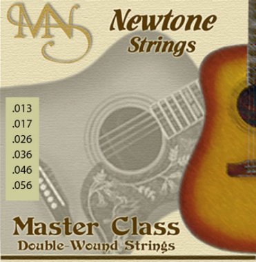 Newtone Master Class Double Wound Acoustic Guitar Strings Hvy 13-56