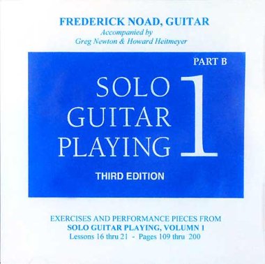 Noad | Solo Guitar Playing Vol. 1 part B CD only