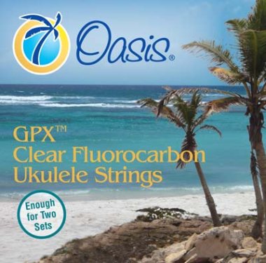 Oasis Fluorocarbon Uke Conc/Sop/Ten Bright Low G, Double Set