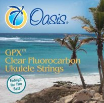 Oasis Fluorocarbon Uke Strings, Linear Baritone "Southcoast", Double Set