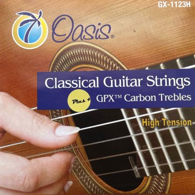 Oasis GPX+ Carbon HT Classical Guitar Strings, Treble Set