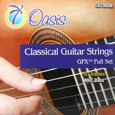 Oasis GPX+ Carbon HT/MT Classical Guitar Strings GX1000M, Full Set