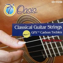 Oasis GPX+ Carbon NT Classical Guitar Strings, Treble Set