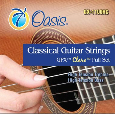 Oasis GX-1100HC GPX&trade; Claro&trade; HT Classical Guitar Strings, Full Set