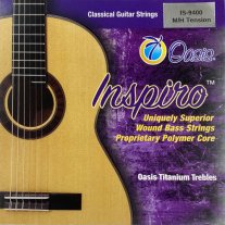Oasis IS-9400 Inspiro-Titanium MHT Classical Guitar Strings, Full Set