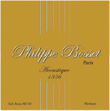 OLD Philippe Bosset Acoustique 80/20 Brass Acoustic Guitar Strings 13-56