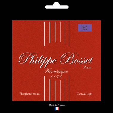 OLD Philippe Bosset Acoustique Phos Bronze Acoustic Guitar Strings 11-52