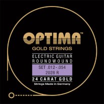 Optima 24K Gold Plated 2028 R Electric Guitar Strings 12-54