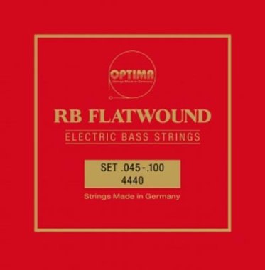 Optima 4440.L RB Flatwound Electric Bass Guitar Strings 45-100