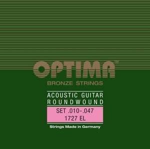 Optima Bronze Acoustic Guitar Strings 10-47