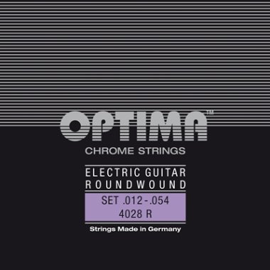 Optima Chrome Roundwound Electric Guitar 12-54