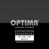 Optima Chrome Roundwound Electric Guitar Custom Light 9-46