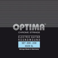 Optima Chrome Roundwound Electric Guitar Super Light 8-38