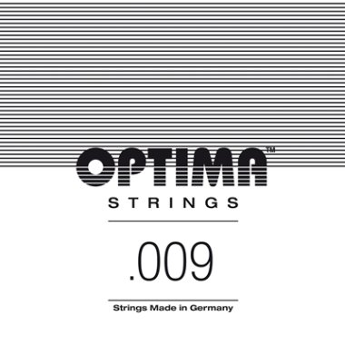 Optima CPS009 Plain Steel Electric Guitar String .009 Single String