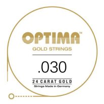Optima GE030 24K Gold Plated .030, Wound Single String