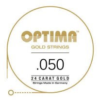 Optima GE050 24K Gold Plated .050, Wound Single String