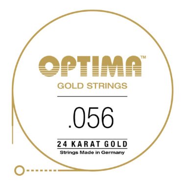 Optima GE056 24K Gold Plated .056, Wound Single String
