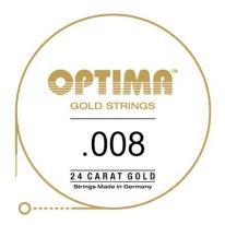 Optima GPS008 24K Gold Plated .008, Single String