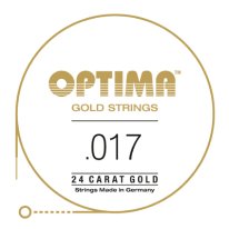 Optima GPS017 24K Gold Plated .017, Single String