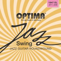Optima Jazz Swing 1947 EL Chrome Roundwound Electric Extra Lt 11-49