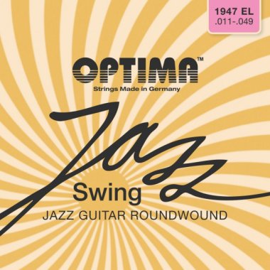 Optima Jazz Swing 1947 EL Chrome Roundwound Electric Extra Lt 11-49