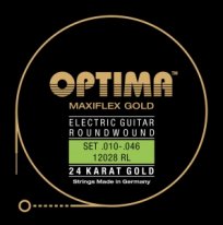 Optima Maxiflex 24K Gold Wound Electric Guitar Strings 10-46