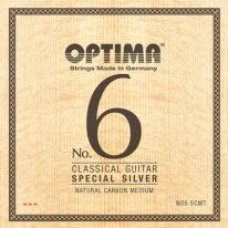 Optima No. 6 SCMT Special Silver, Carbon MT Guitar Strings, Full Set