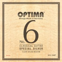 Optima No. 6 SNMT Special Silver, Nylon MT Guitar Strings, Full Set