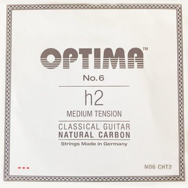 Optima NO6 CHT2 Natural Carbon, High Tension, B2 single string