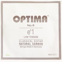 Optima NO6 CLT1 Natural Carbon, Low Tension, E1 single string