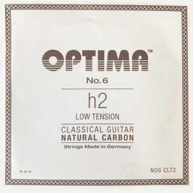 Optima NO6 CLT2 Natural Carbon, Low Tension, B2 single string