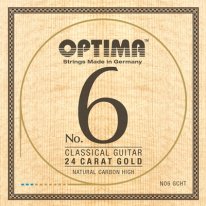 Optima NO6 GHT5 24K Gold Guitar String, Single Wound A