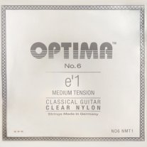 Optima NO6 NMT1 Clear Nylon, Medium Tension, E1 single string