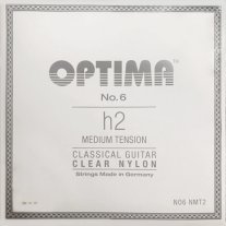Optima NO6 NMT2 Clear Nylon, Medium Tension, B2 single string