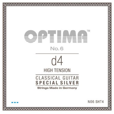 Optima NO6 SHT4 Special Silver, High Tension, D4 single string