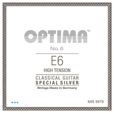 Optima NO6 SHT6 Special Silver, High Tension, E6 single string
