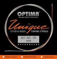 Optima Unique Studio Chrome Electric Bass (45-105), Full Set