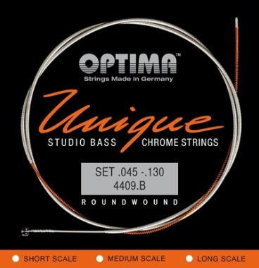 Optima Unique Studio Chrome Electric Bass (45-130), 5-String, Full Set