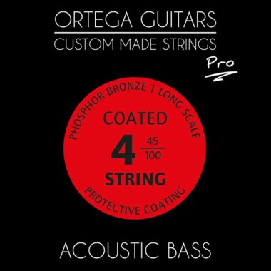 Ortega ABP-4 Acoustic Bass Guitar Strings .045-.100