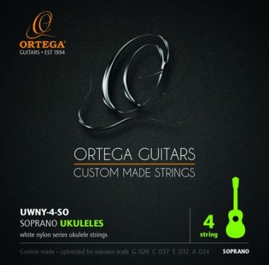 Ortega UWNY-4-SO Soprano Ukulele Strings, Full Set