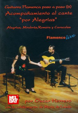 Oscar Herrero, Flamenco Guitar Step by Step Volume 9 Book and DVD