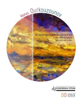 Ourkouzounov | Scherzo pour quatre for 2 guitars, flute & violin